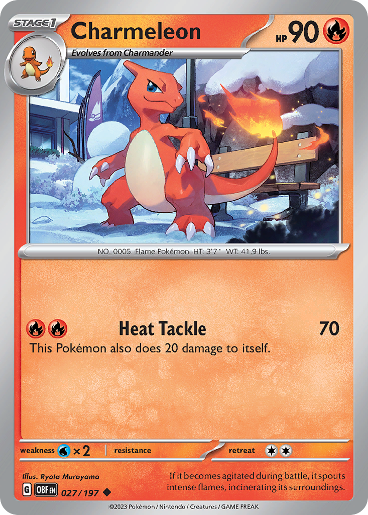 Charmeleon - Obsidian Flames SET-27