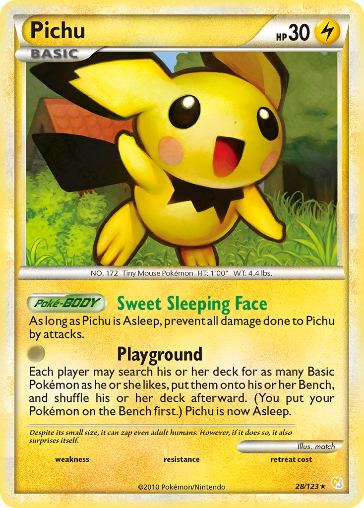 Pichu - HeartGold & SoulSilver SET-28