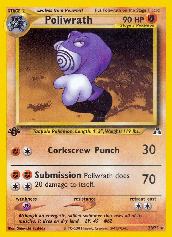 Poliwrath - Neo Discovery SET-28