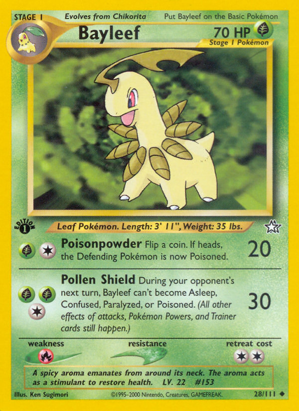 Bayleef - Neo Genesis SET-28