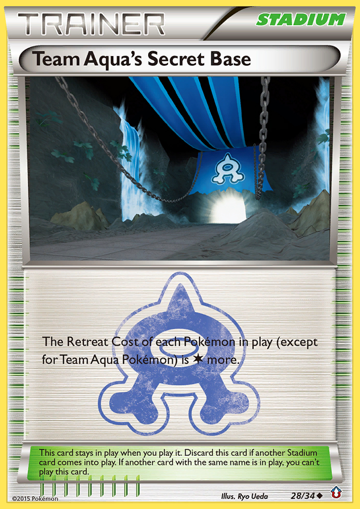 Team Aqua's Secret Base - Double Crisis SET-28