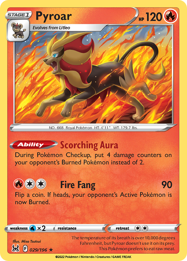 Pyroar - Lost Origin SET-29
