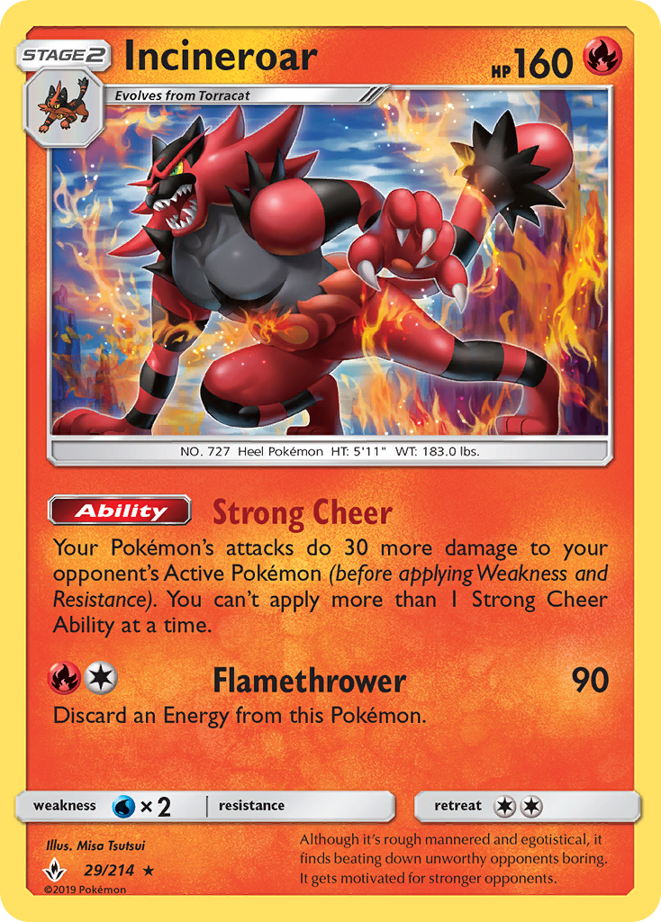 Incineroar - Unbroken Bonds SET-29