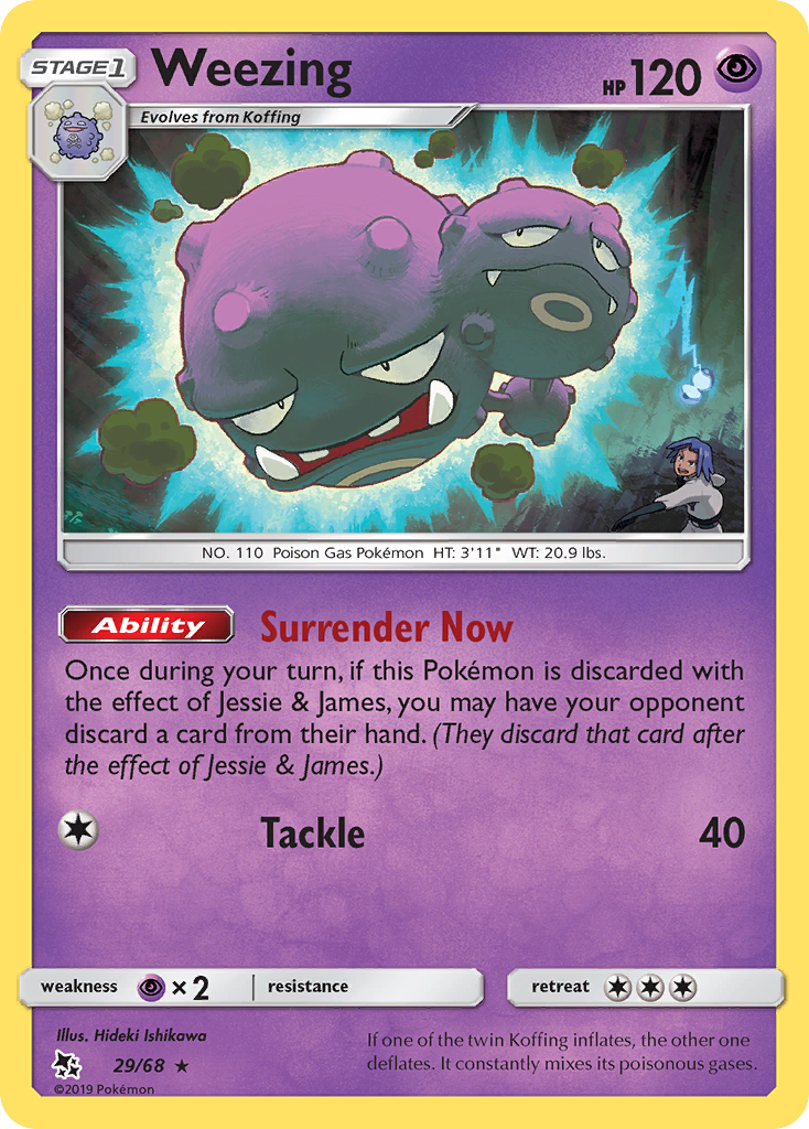 Weezing - Hidden Fates SET-29