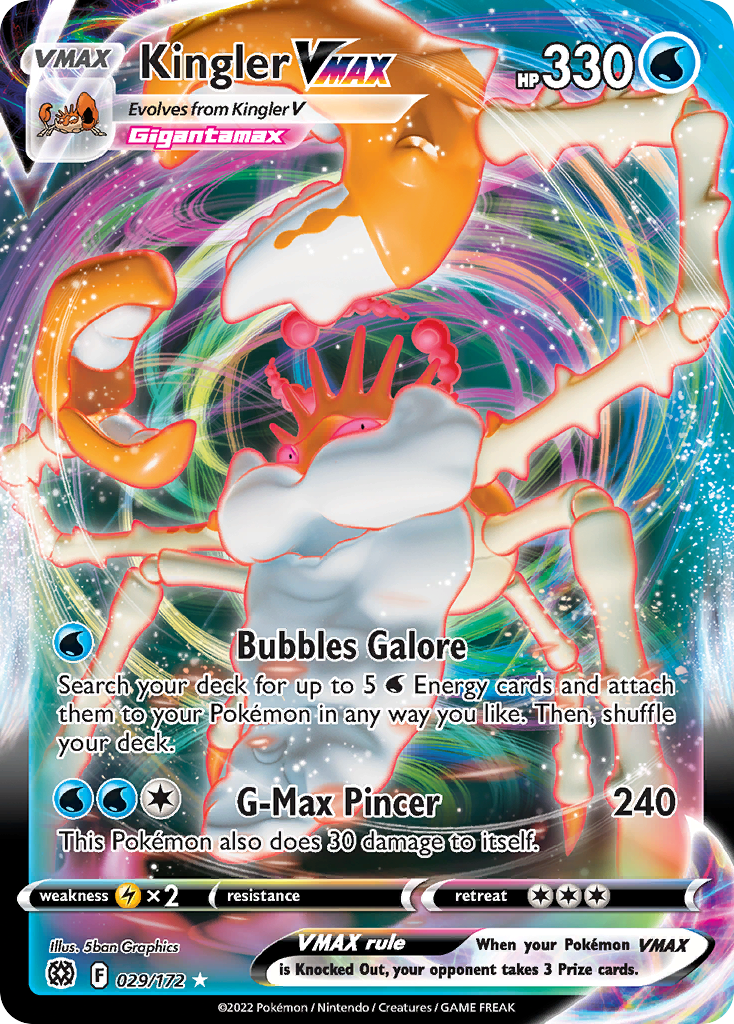 Kingler VMAX - Brilliant Stars SET-29
