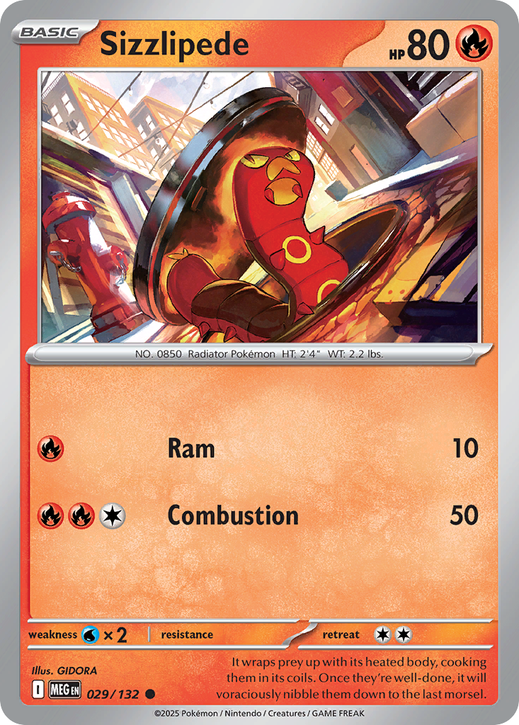 Sizzlipede - Mega Evolution SET-29