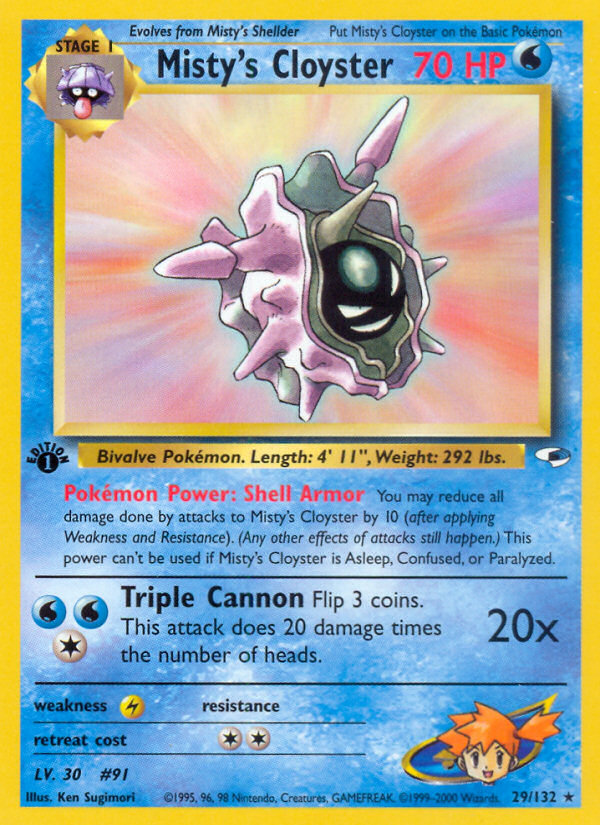 Misty's Cloyster - Gym Heroes SET-29