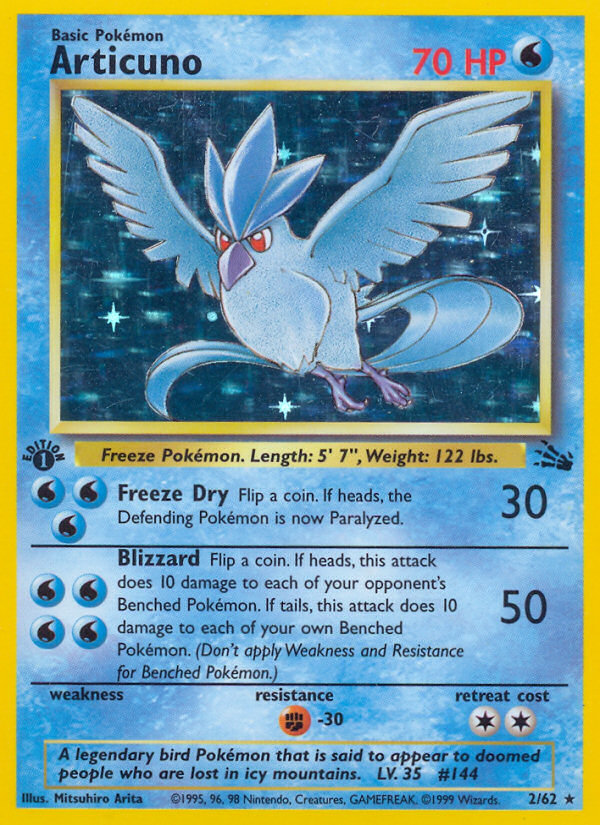 Articuno - Fossil SET-2