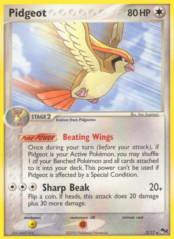 Pidgeot - POP Series 2 SET-2