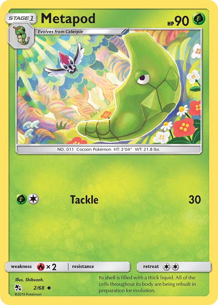 Metapod - Hidden Fates SET-2