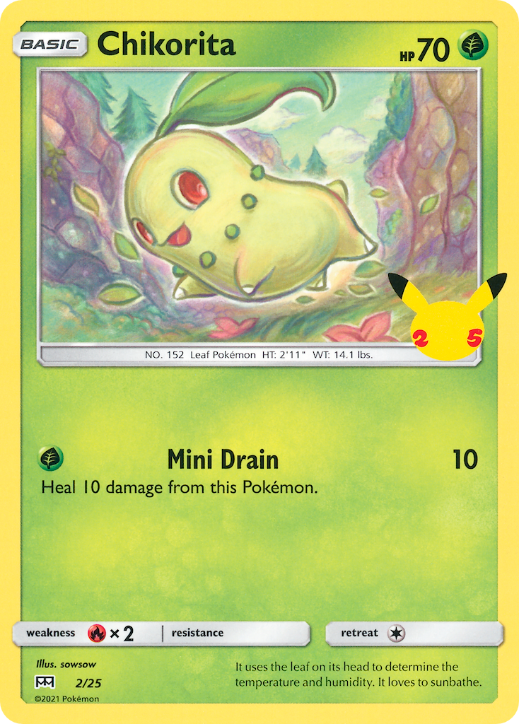 Chikorita - McDonald's Collection 2021 SET-2