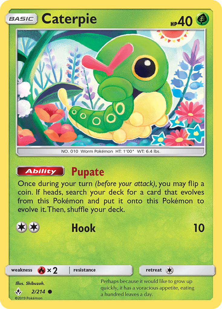 Caterpie - Unbroken Bonds SET-2