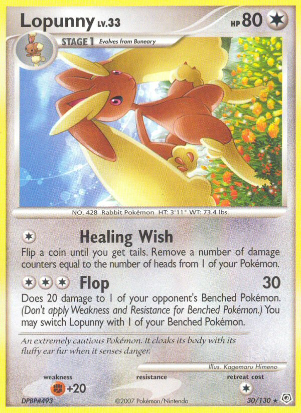Lopunny - Diamond & Pearl SET-30
