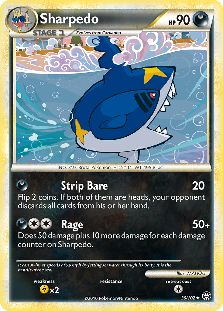 Sharpedo - HS Triumphant SET-30