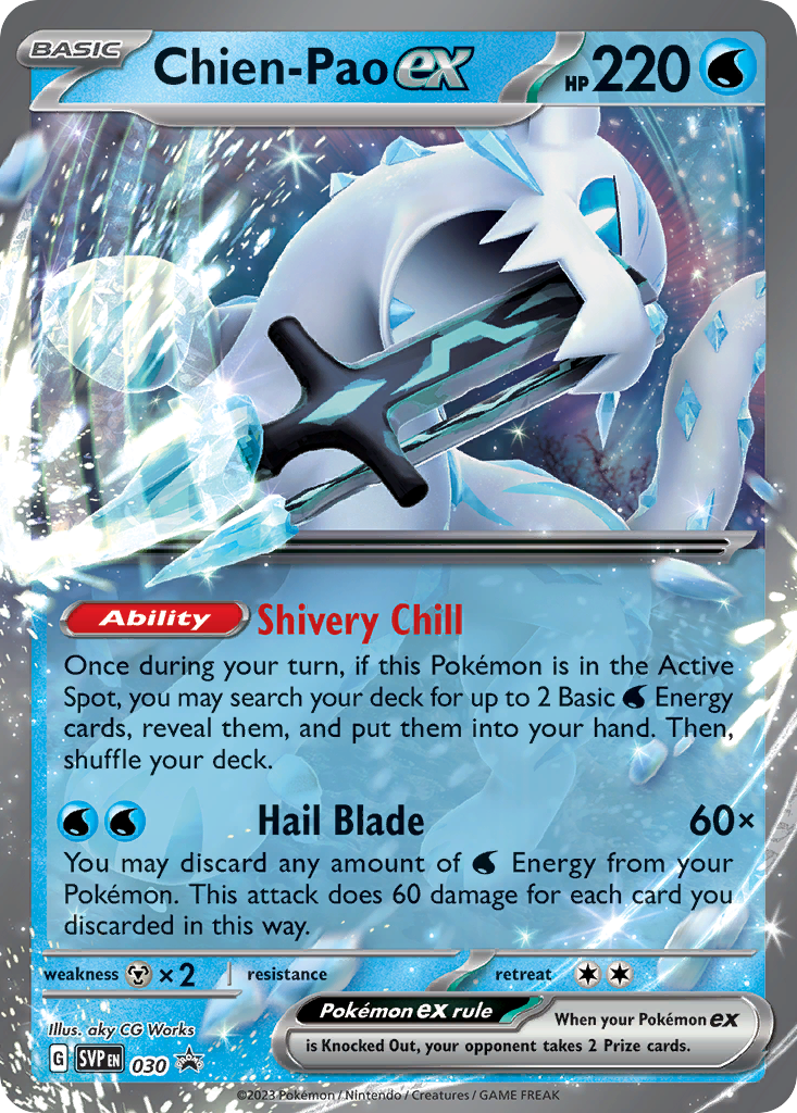 Chien-Pao EX - Scarlet & Violet Black Star Promos SET-30