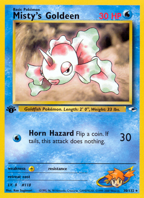 Misty's Goldeen - Gym Heroes SET-30