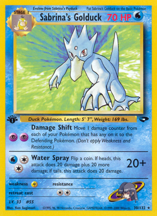 Sabrina's Golduck - Gym Challenge SET-30