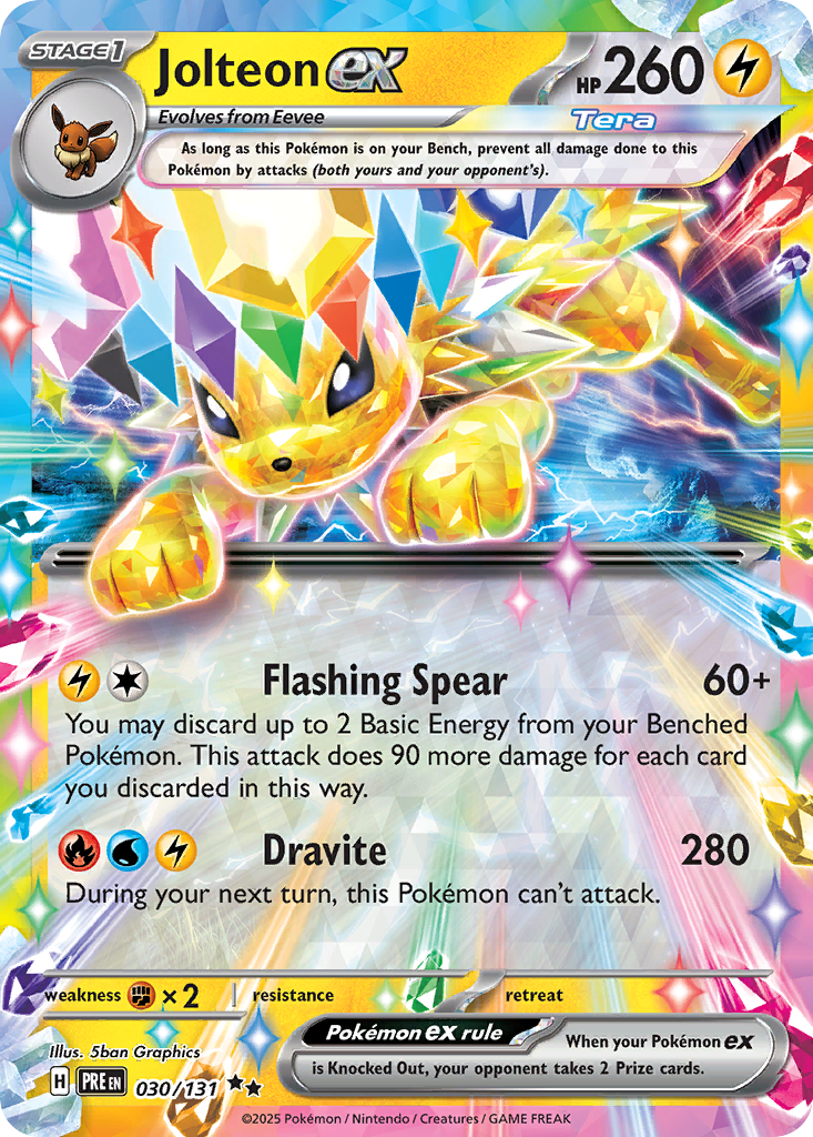 Jolteon EX - Prismatic Evolutions SET-30