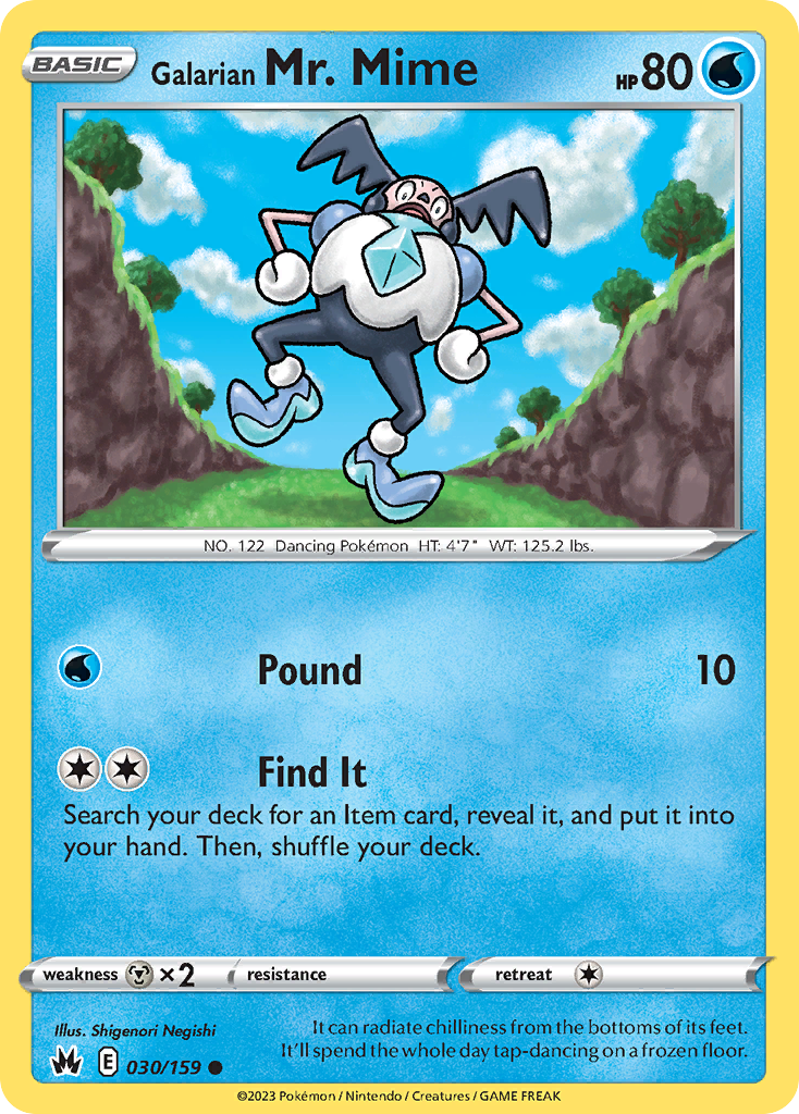 Galarian Mr. Mime - Crown Zenith SET-30