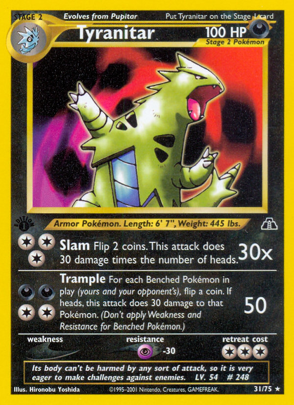 Tyranitar - Neo Discovery SET-31
