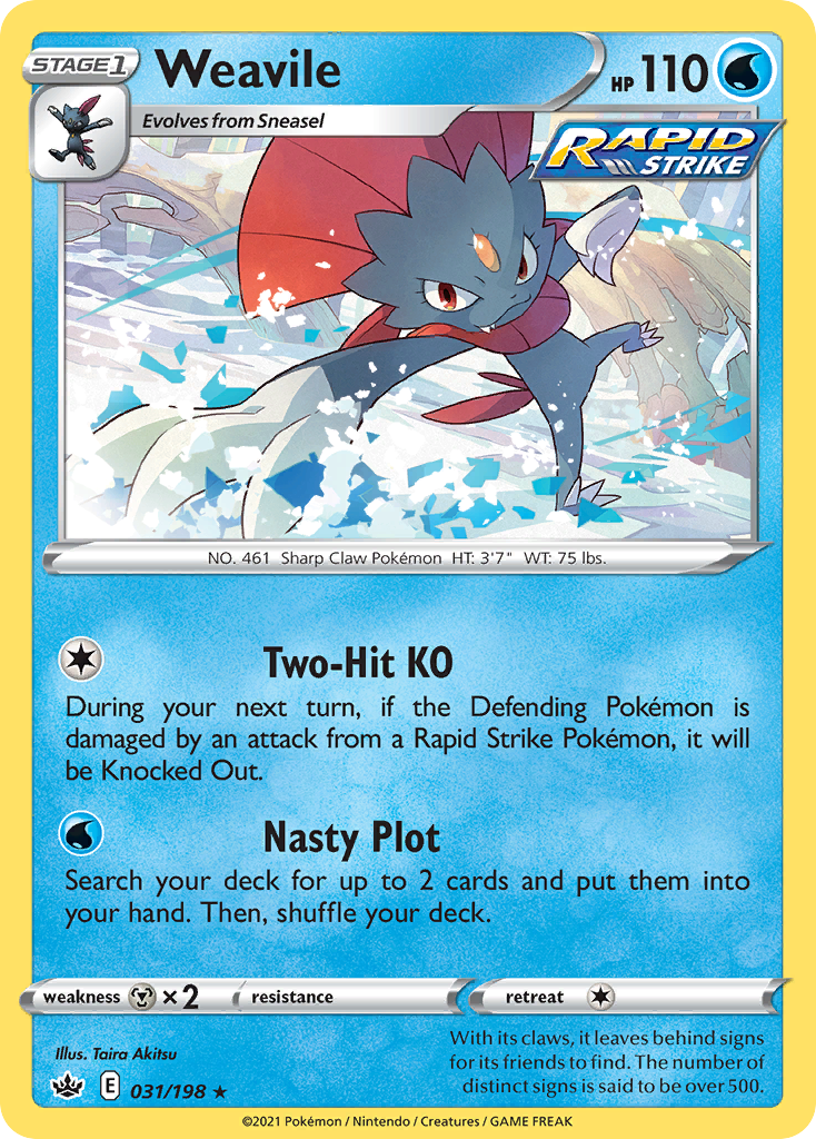 Weavile - Chilling Reign SET-31