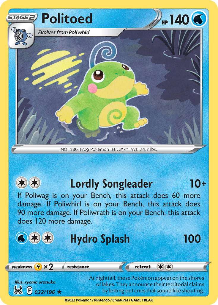 Politoed - Lost Origin SET-32