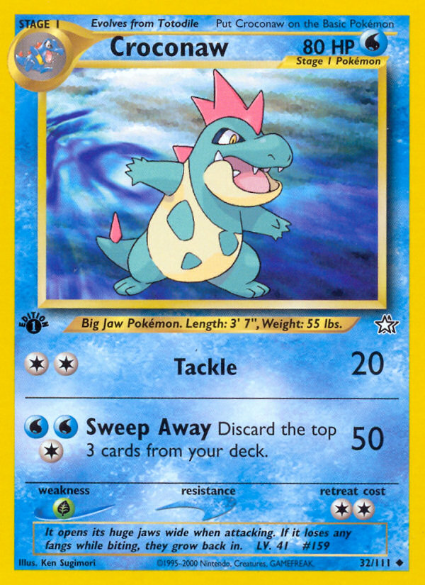 Croconaw - Neo Genesis SET-32