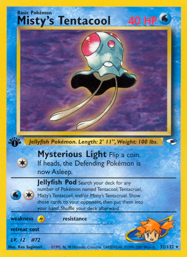 Misty's Tentacool - Gym Heroes SET-32