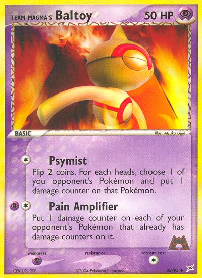 Team Magma's Baltoy - Team Magma vs Team Aqua SET-32