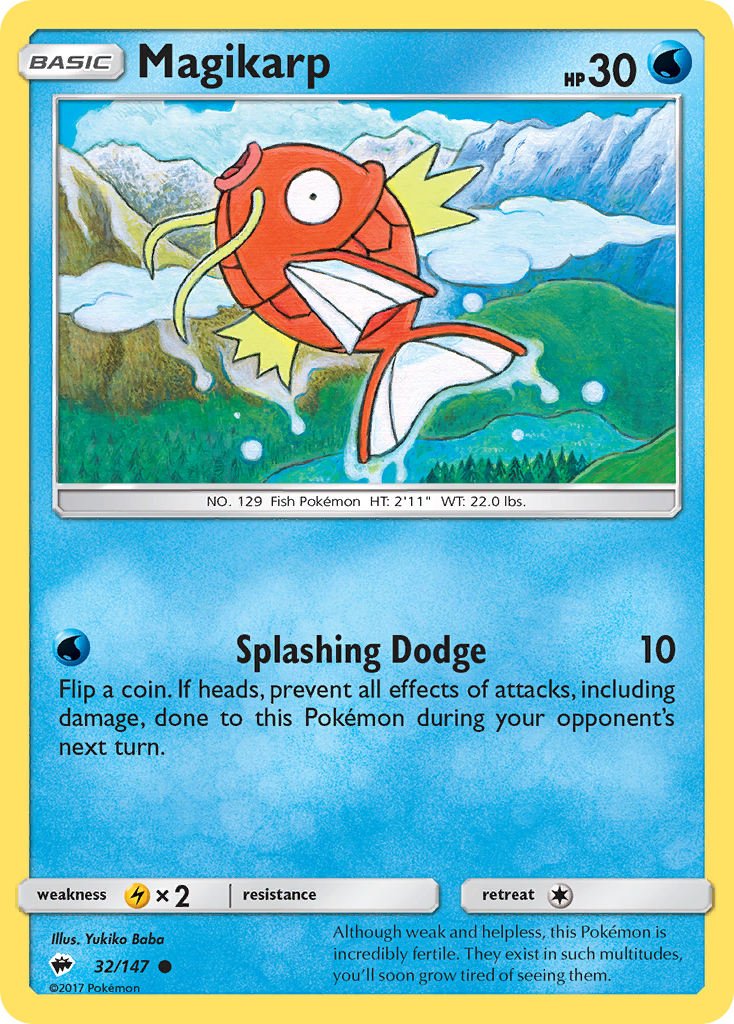Magikarp - Burning Shadows SET-32