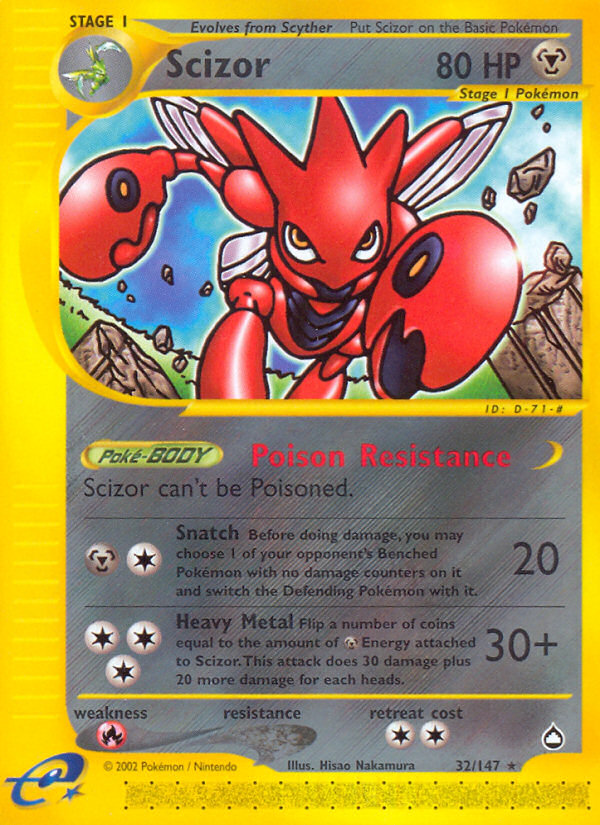 Scizor - Aquapolis SET-32
