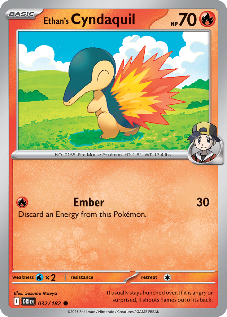 Ethan's Cyndaquil - Destined Rivals SET-32