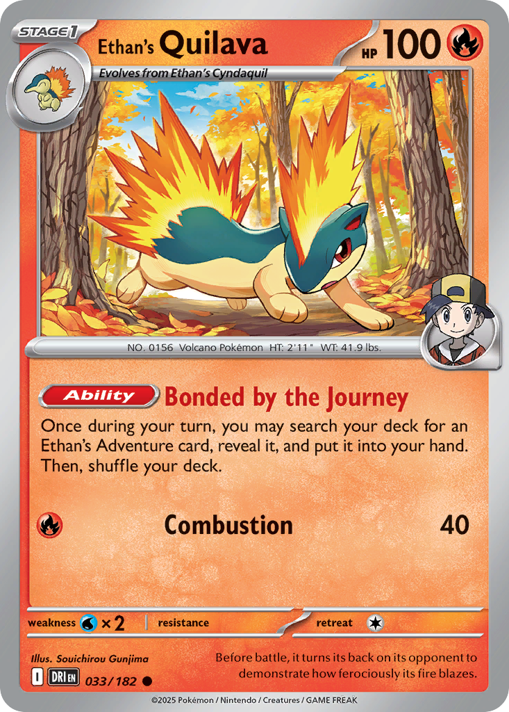 Ethan's Quilava - Destined Rivals SET-33