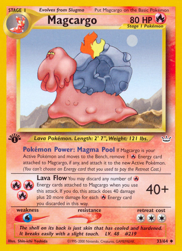 Magcargo - Neo Revelation SET-33