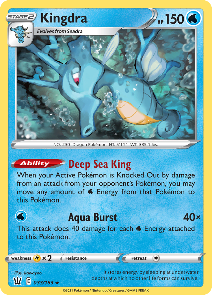 Kingdra - Battle Styles SET-33