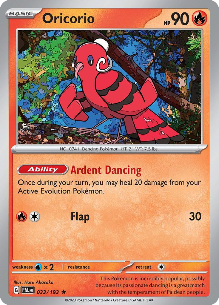 Oricorio - Paldea Evolved SET-33