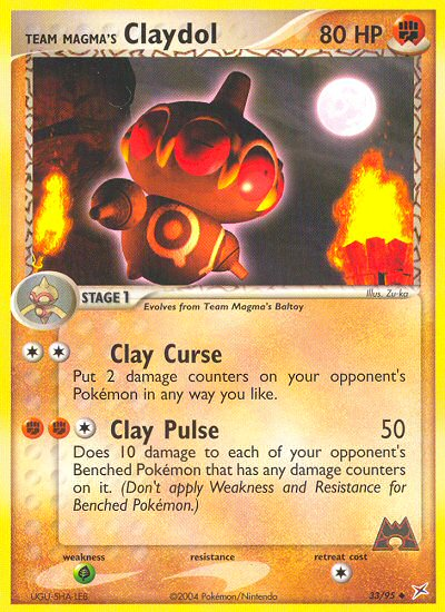 Team Magma's Claydol - Team Magma vs Team Aqua SET-33
