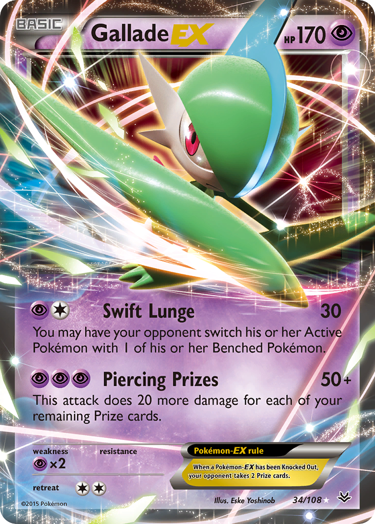 Gallade-EX - Roaring Skies SET-34