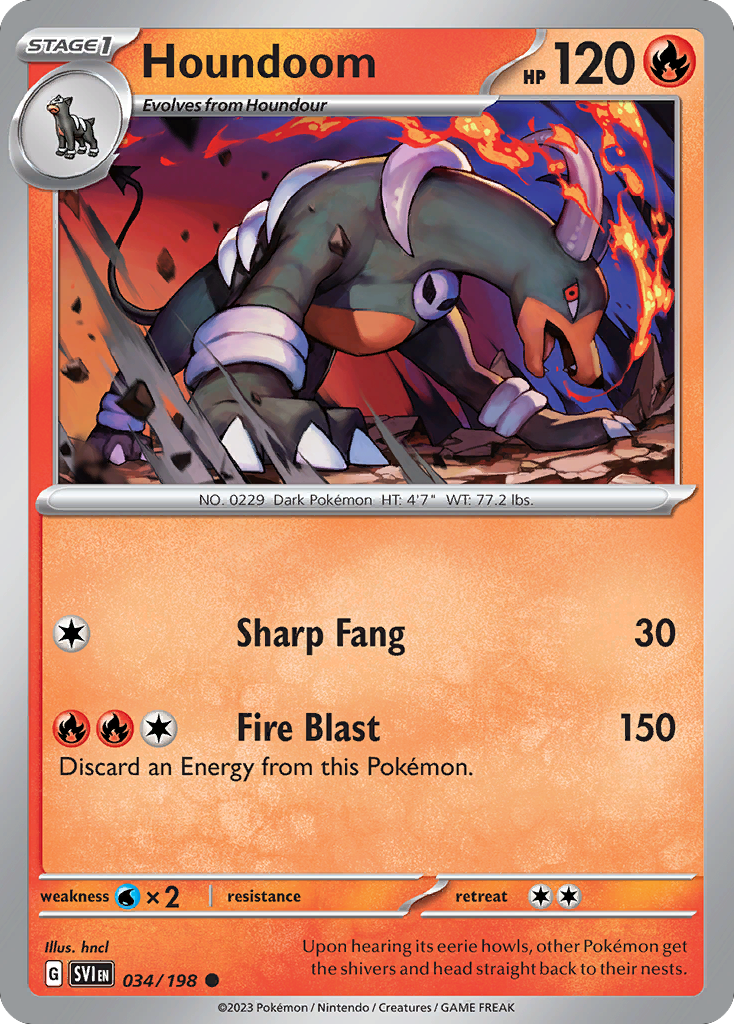 Houndoom - Scarlet & Violet SET-34