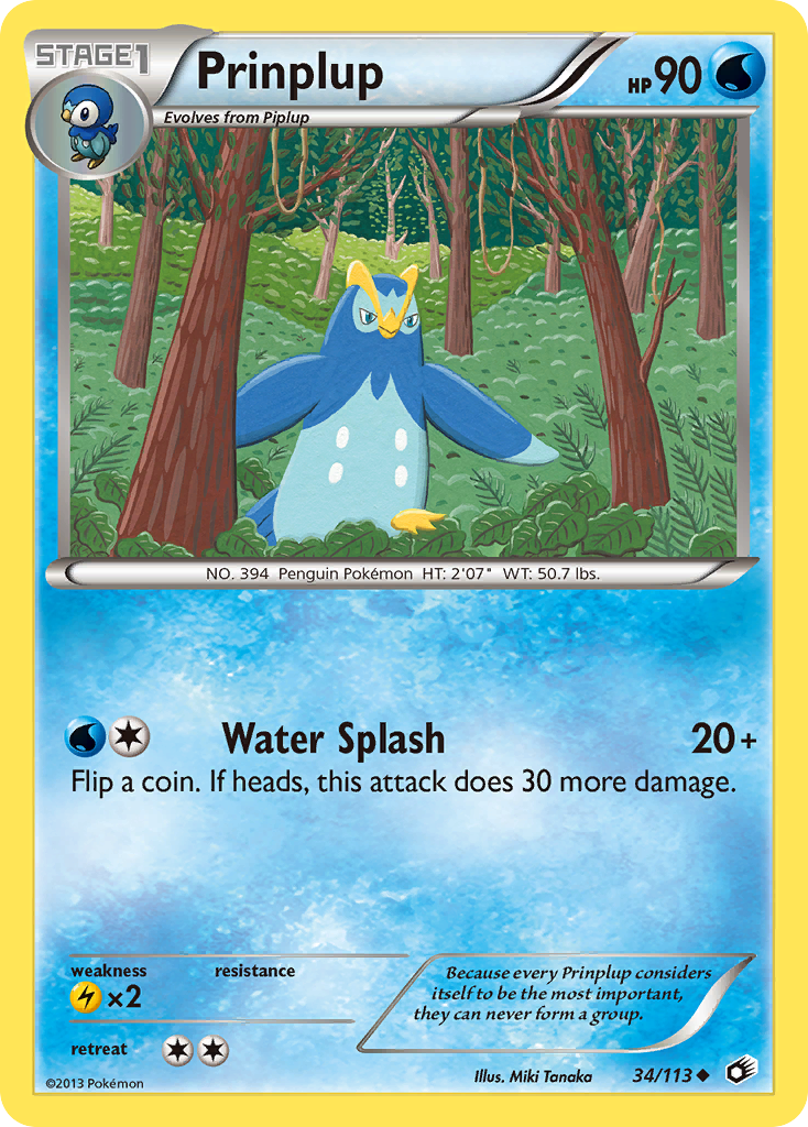 Prinplup - Legendary Treasures SET-34