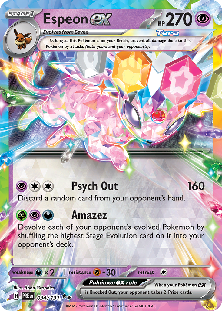 Espeon EX - Prismatic Evolutions SET-34