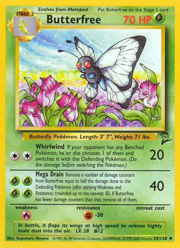 Butterfree - Base SET 2-34