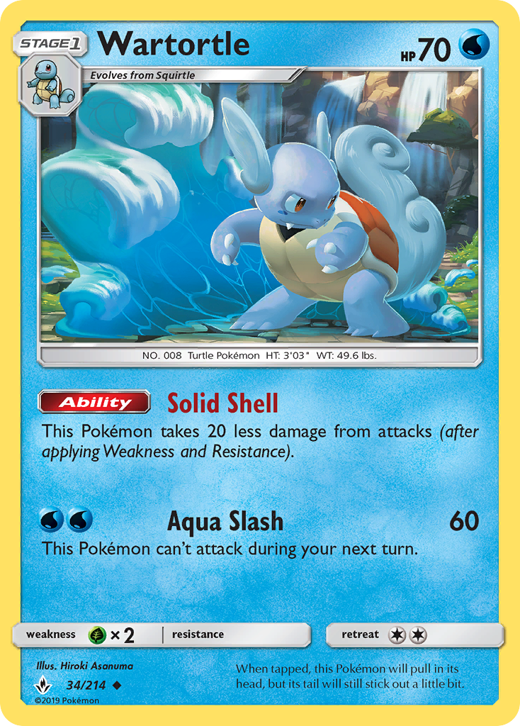 Wartortle - Unbroken Bonds SET-34