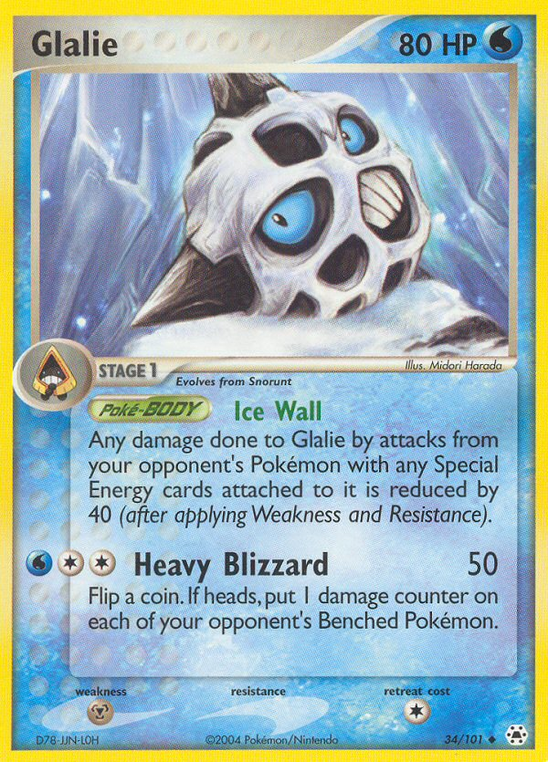 Glalie - Hidden Legends SET-34