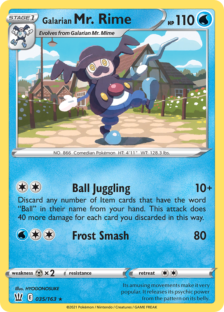 Galarian Mr. Rime - Battle Styles SET-35