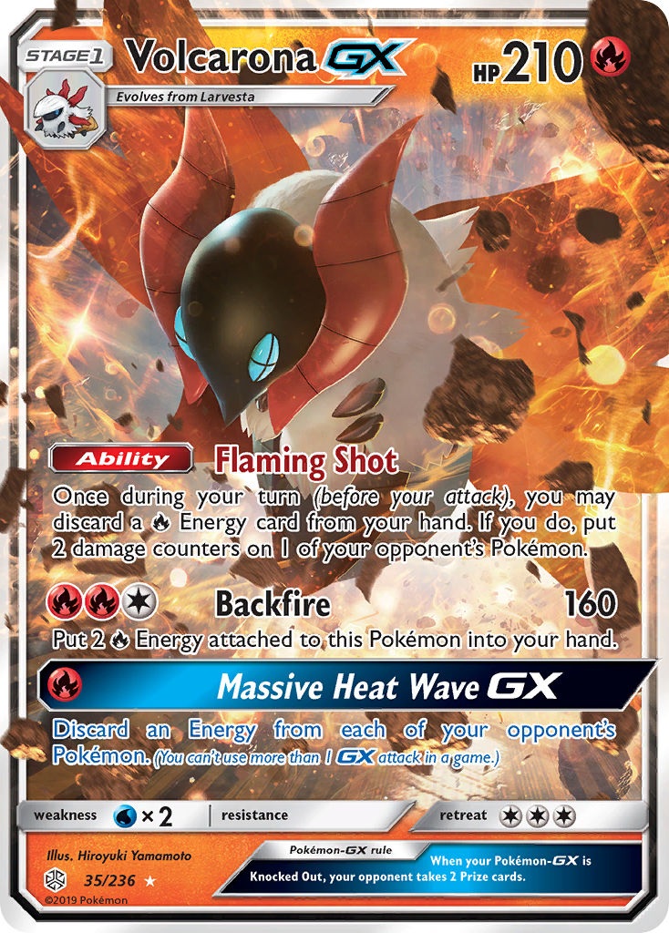 Volcarona-GX - Cosmic Eclipse SET-35