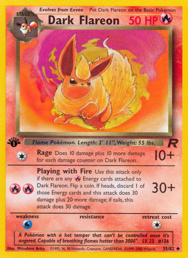 Dark Flareon - Team Rocket SET-35