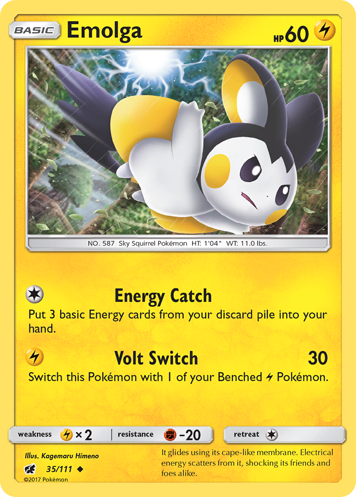 Emolga - Crimson Invasion SET-35