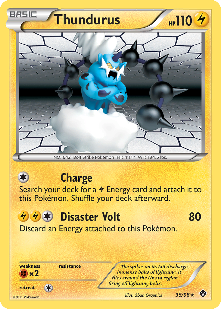 Thundurus - Emerging Powers SET-35