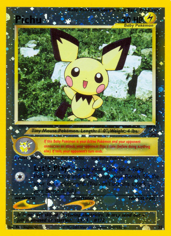 Pichu - Wizards Black Star Promos SET-35